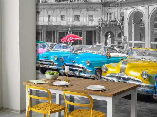 Traditionele Cubaanse auto's