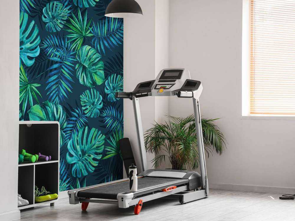 Tropische aquarel plantjes