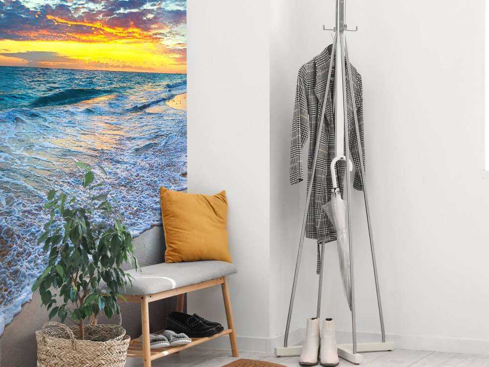 Zonsopgang op het strand