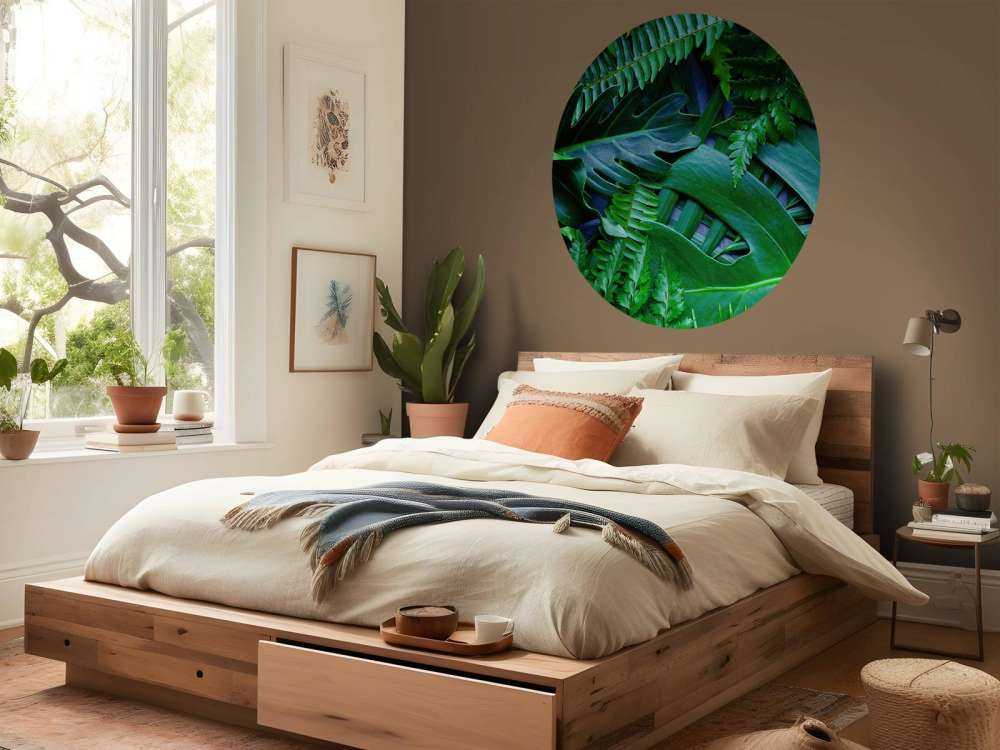 Groene jungle bladeren