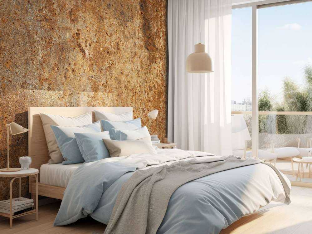 Geroeste metaaltextuur