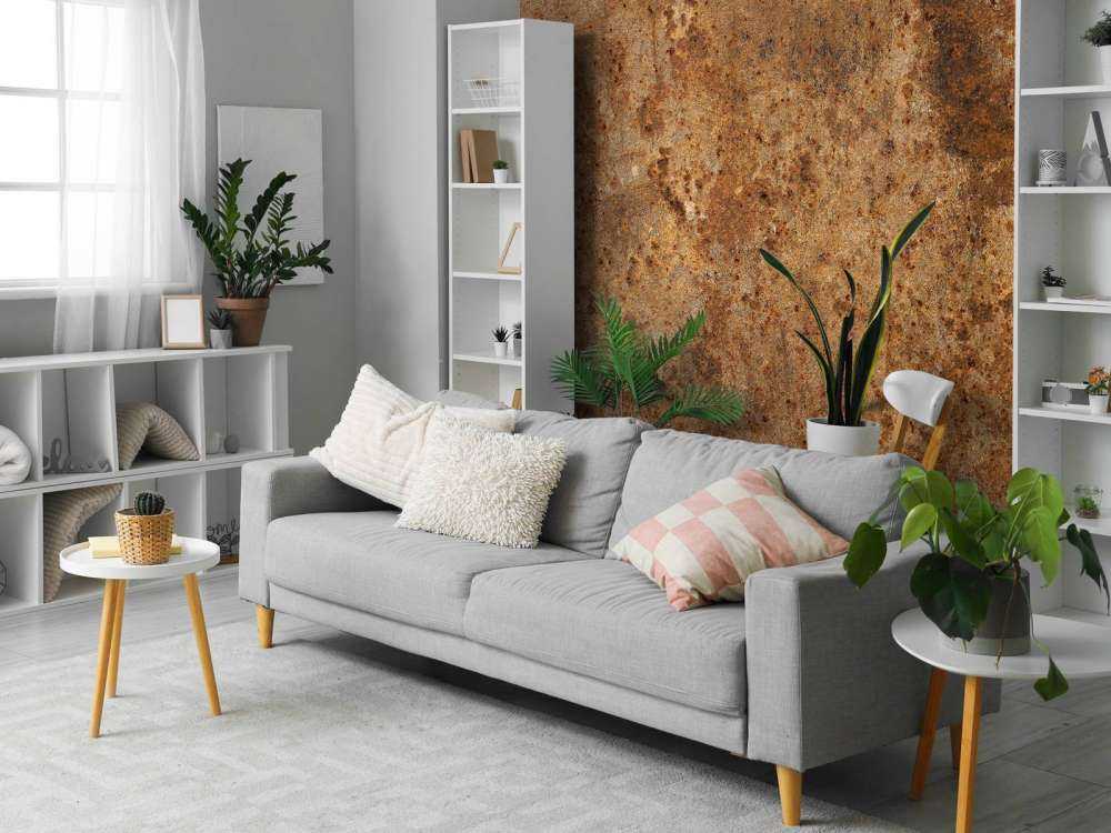 Geroeste metaaltextuur