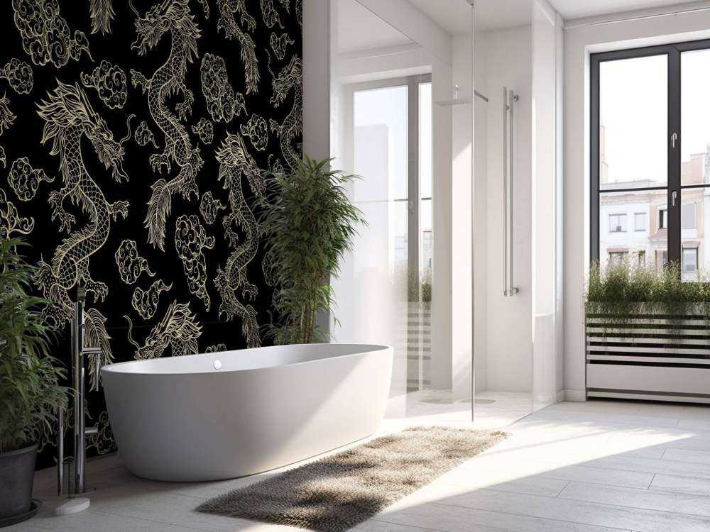 Donkere draken patroon