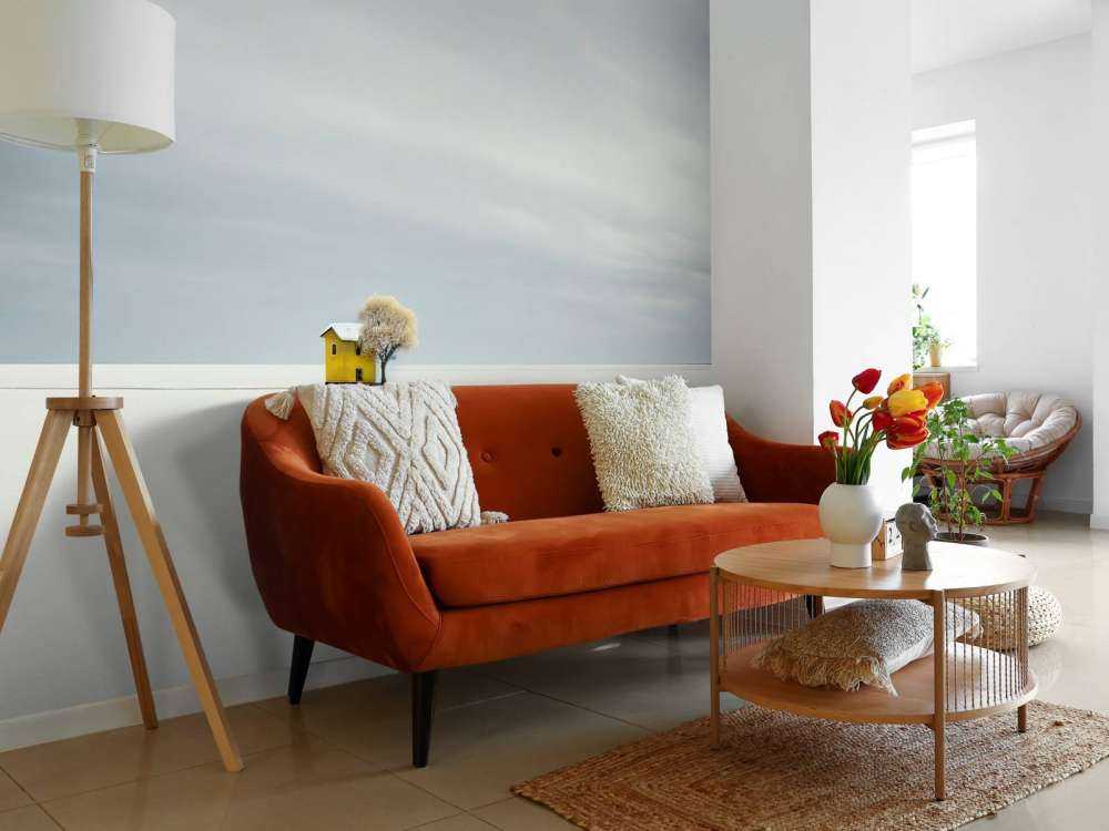 Minimalistisch witte landschap