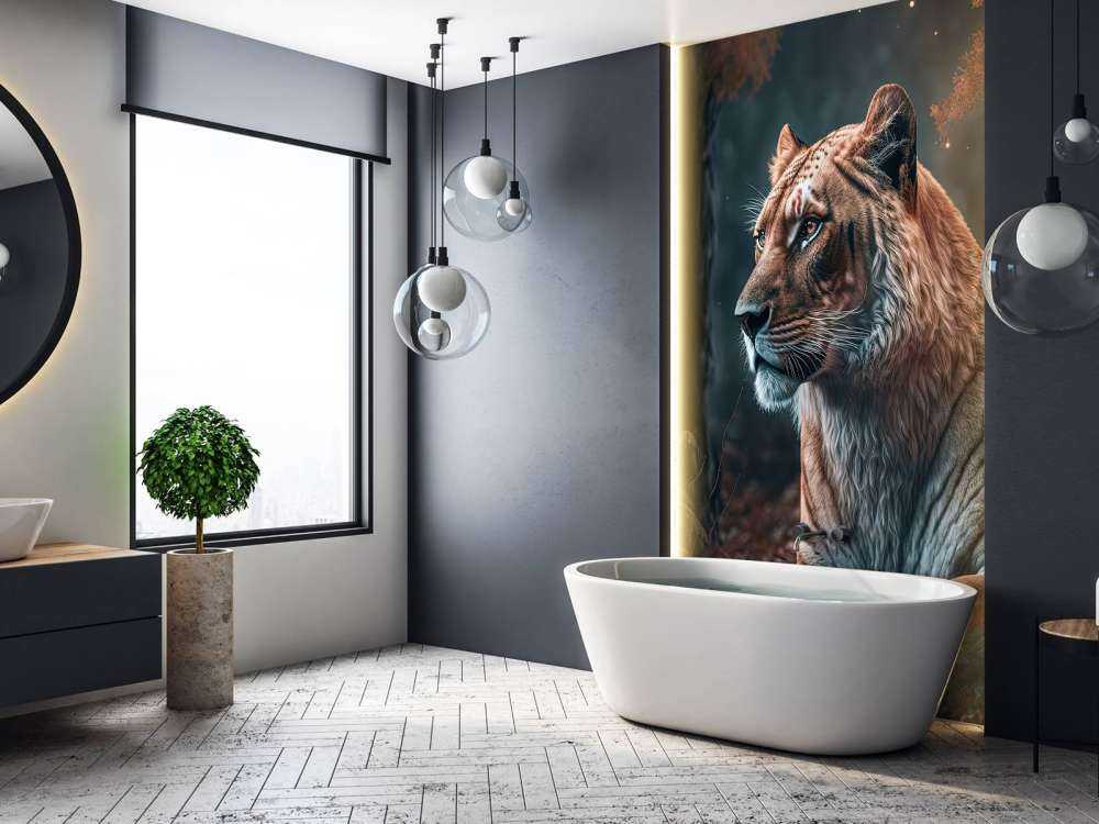 Illustratie van een leeuw