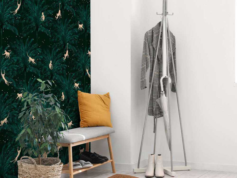 Tropische apen - groen