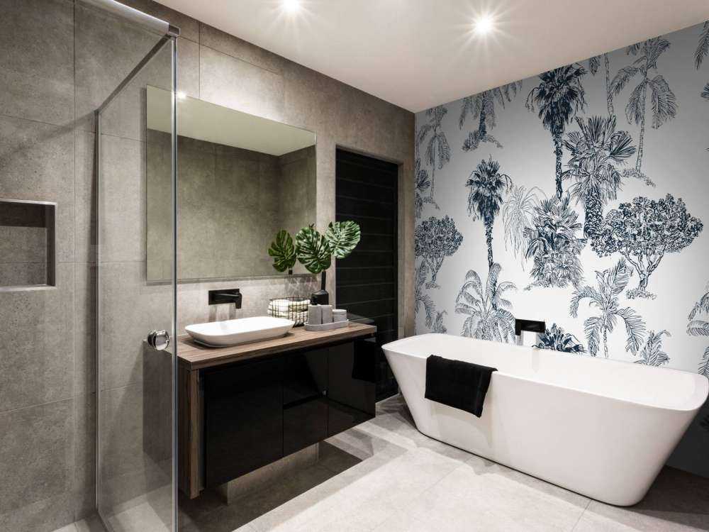 Tropische palmen en bomen