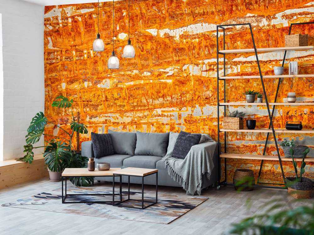 Geroeste metalen plaat