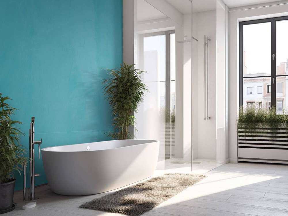 Maansteen blauw beton