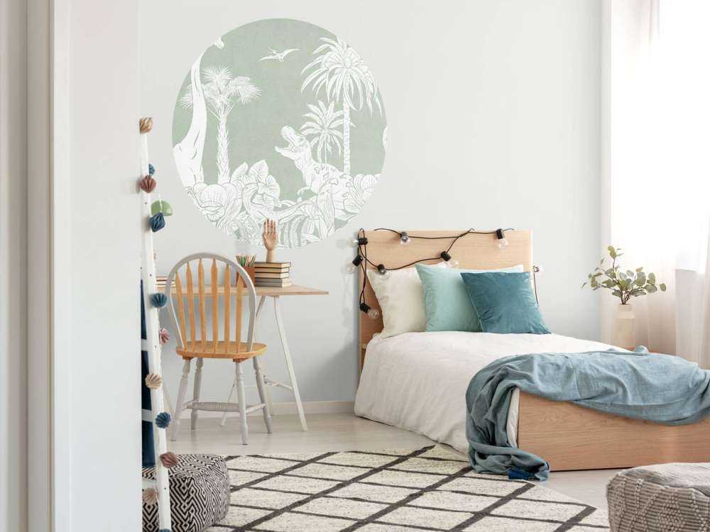 Monochrome Dino - Green