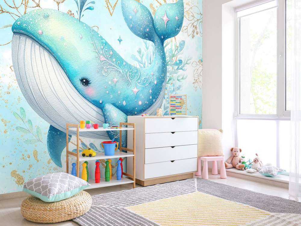 Magische walvis in oceaandromen