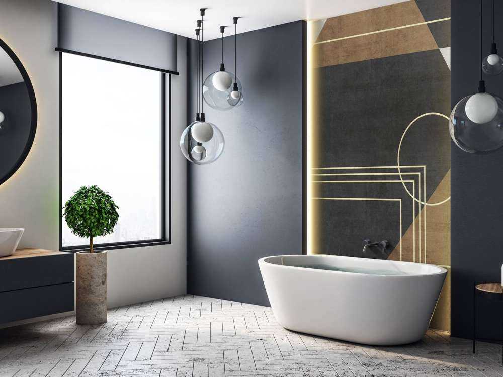 Gouden lijnen art deco