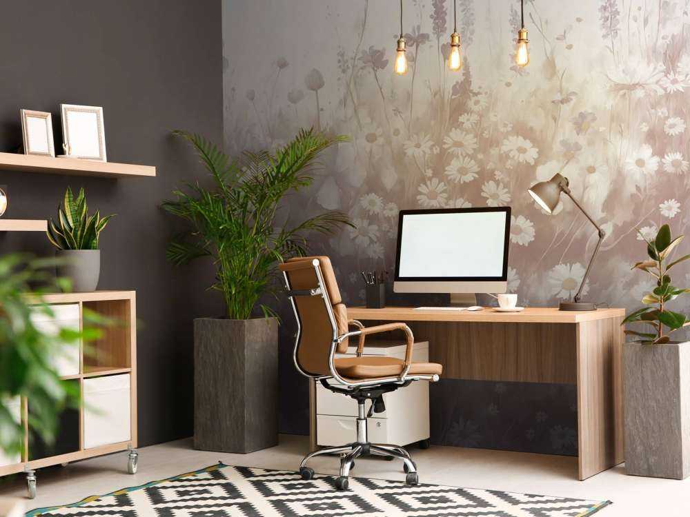 Lush Greenery of Summer Muted Pink