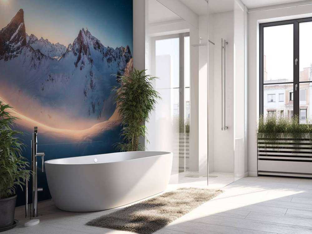 Maanlicht over stille bergpas