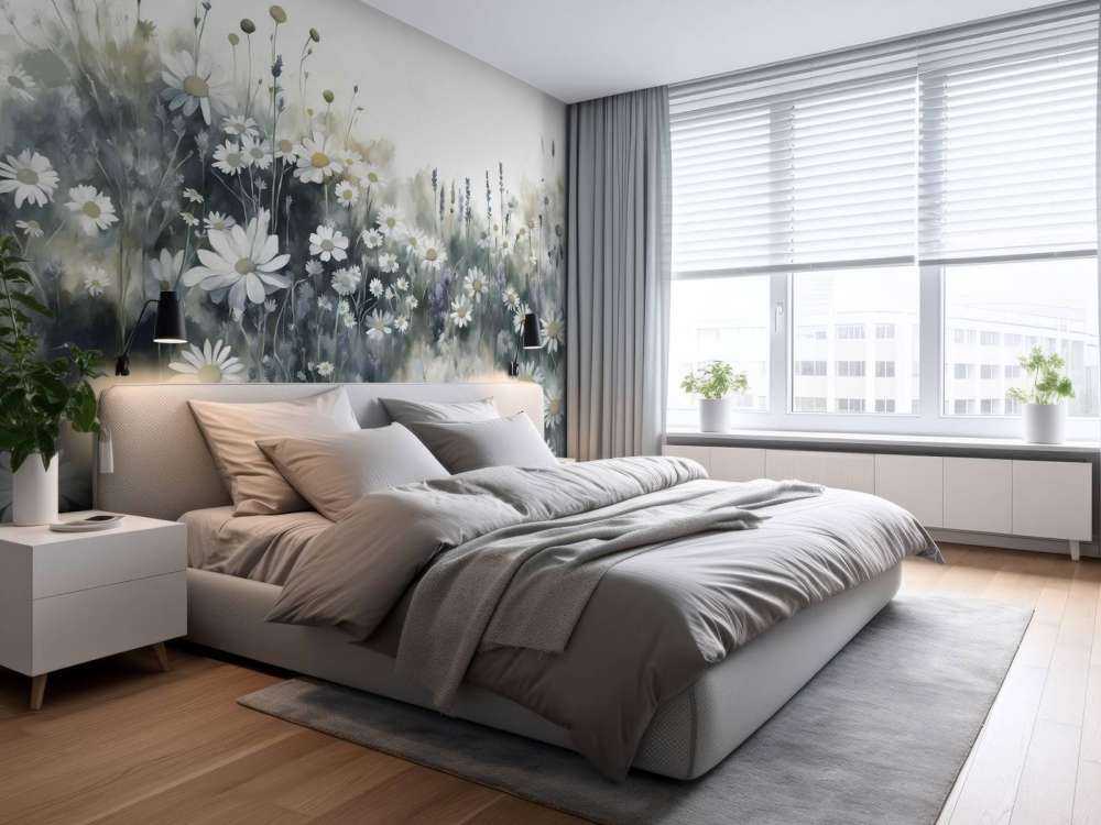 Quiet Daisies Meadow Green