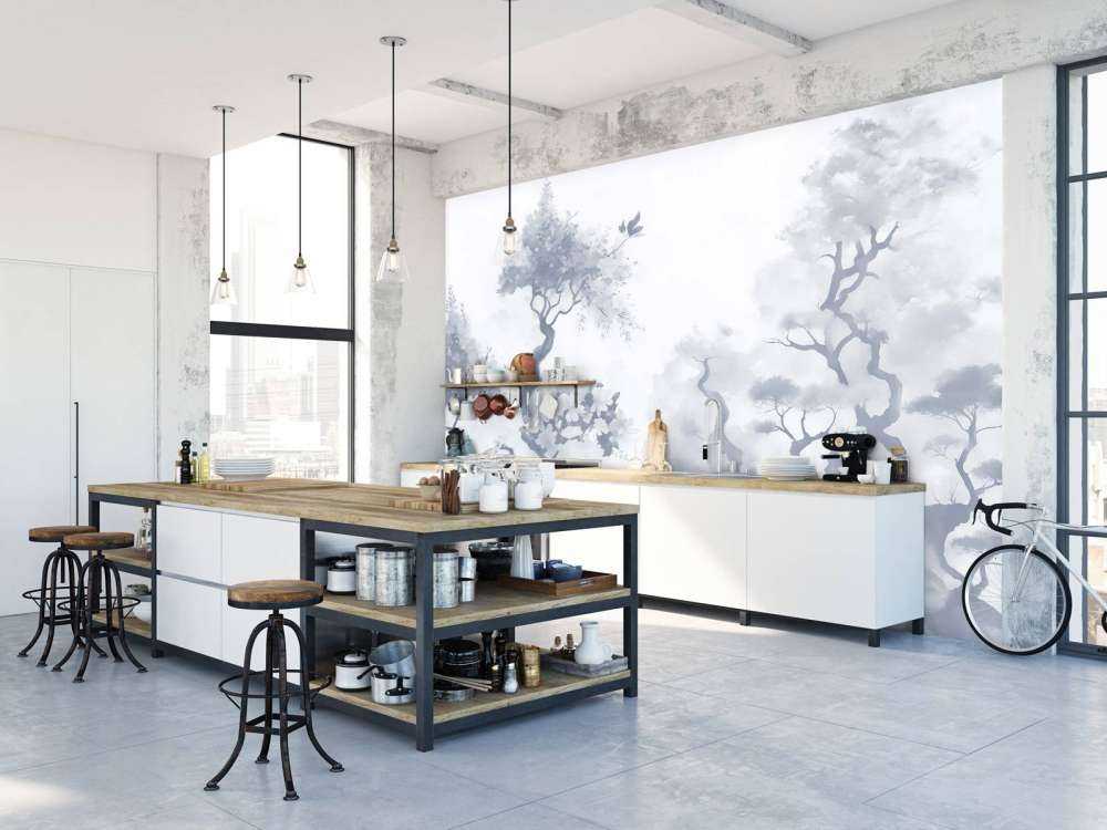 Blooming trees Brown