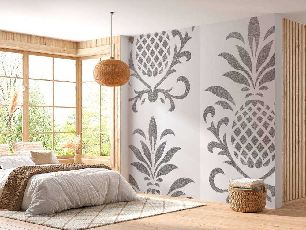 Royal Pineapple Elegance Silver Grey
