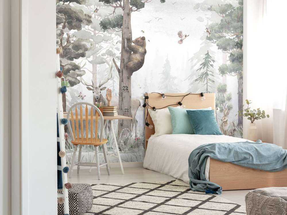 Wildlife in the Middle of the Forest