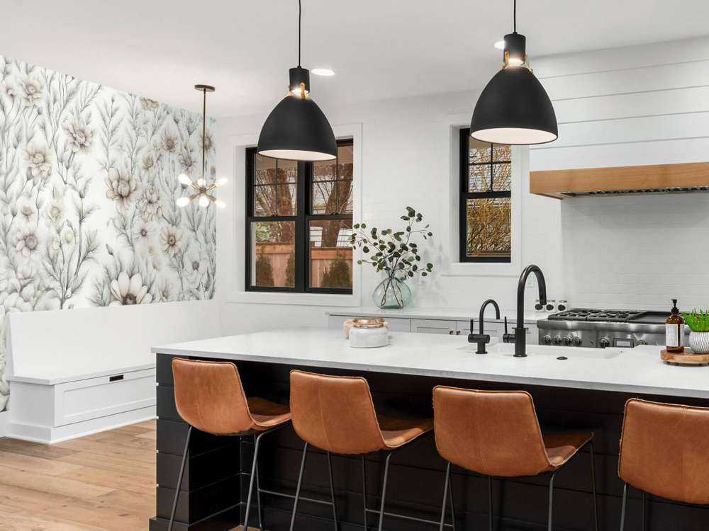 Floral romantic wall Beige