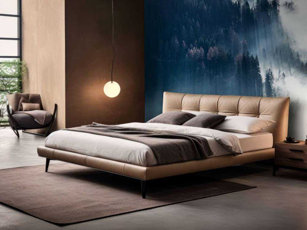 Ochtendlicht in mistig woud