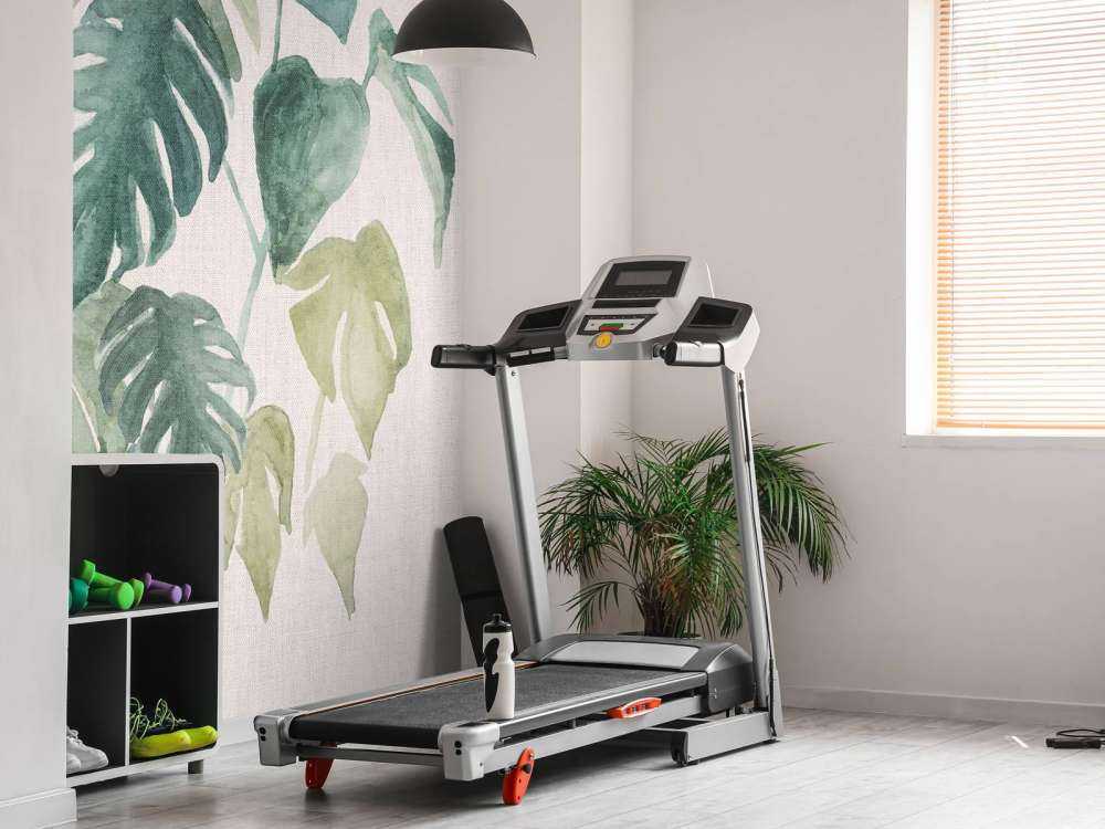 Aquarelbladeren in tropische tonen