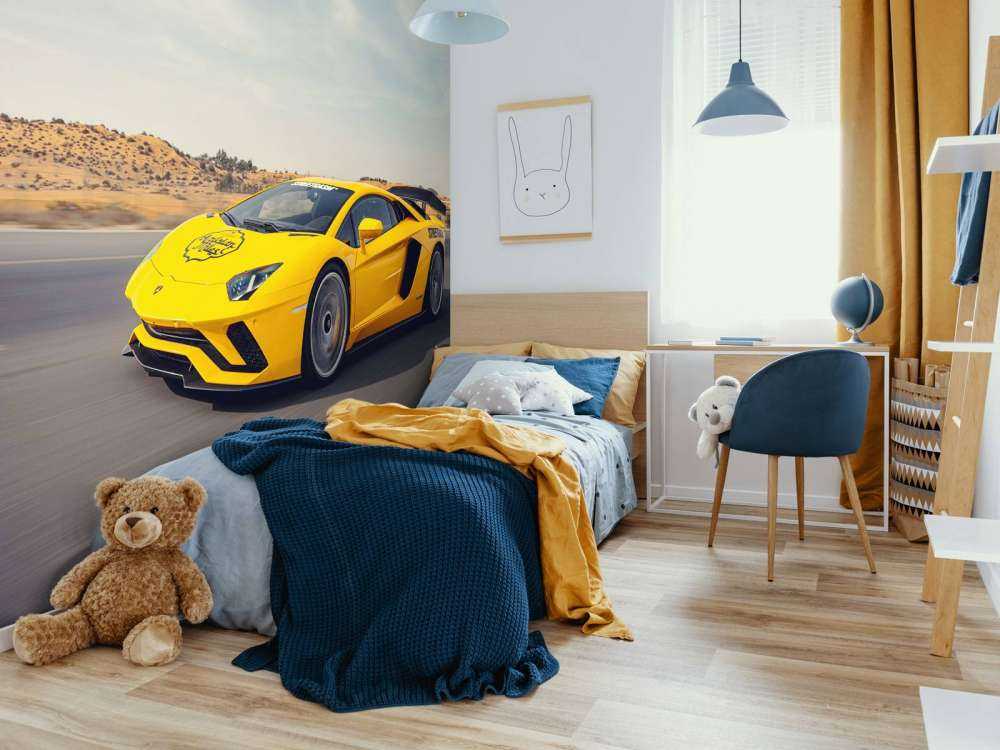 Lamborghini Aventador in actie