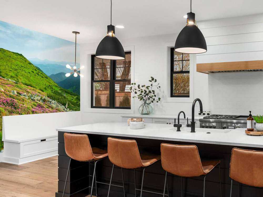 Rododendrons in de bergen