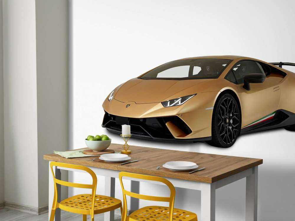 Lamborghini Huracán - Rechter voorkant wit