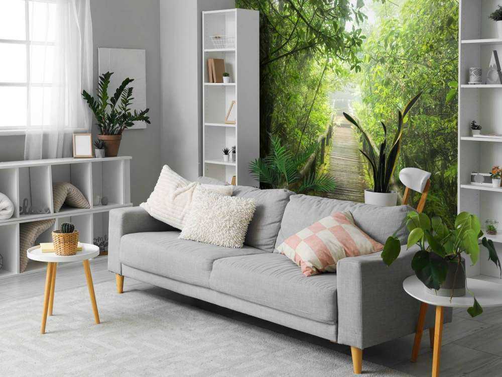 Groene, mistige jungle