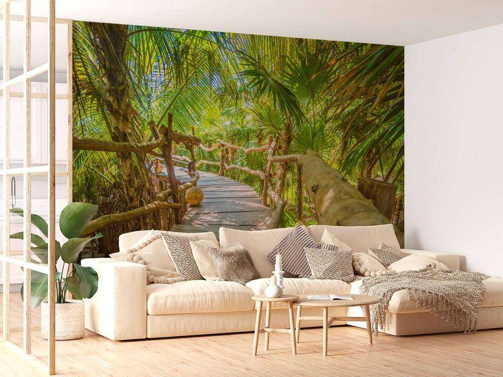 Tropische jungle brug