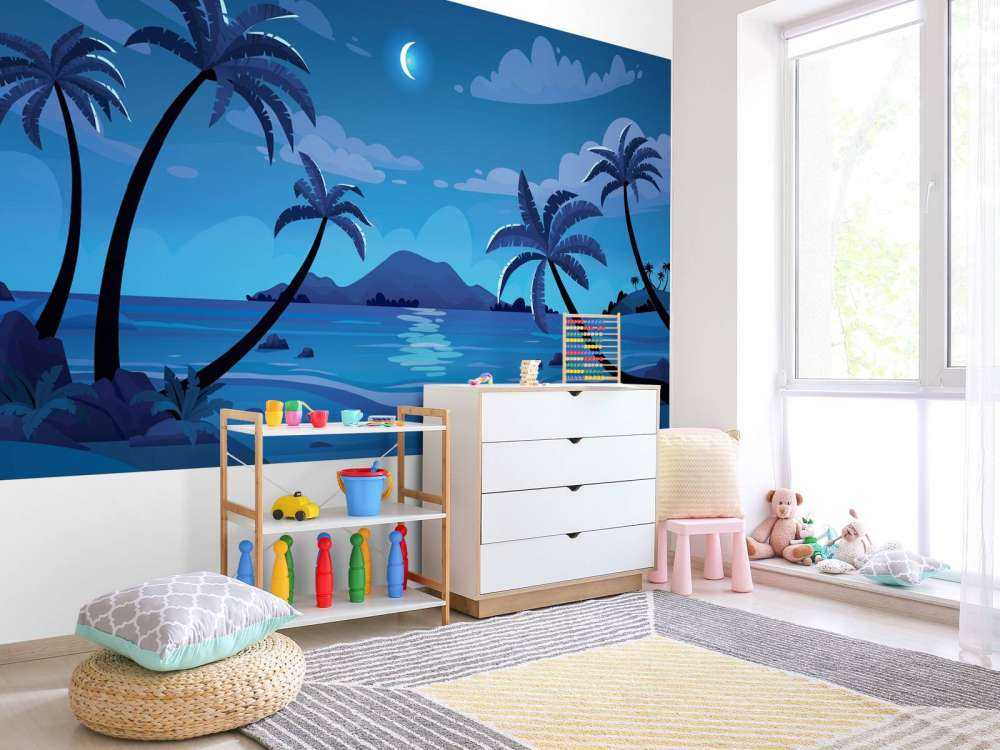 Mooi uitzicht bij nacht