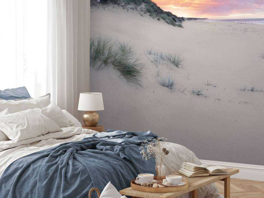 Zonsopgang over zandduinen