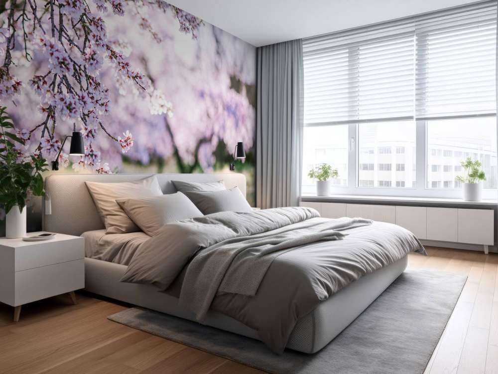 Bloeiende Amandelbomen