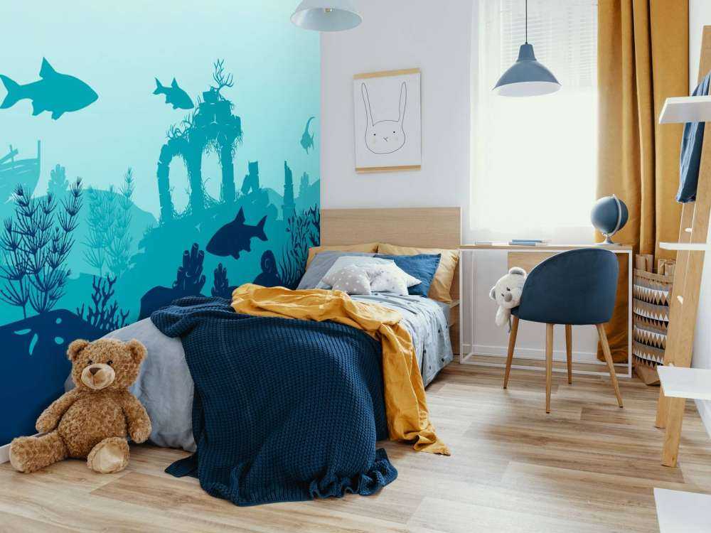 Onderwater silhouetten