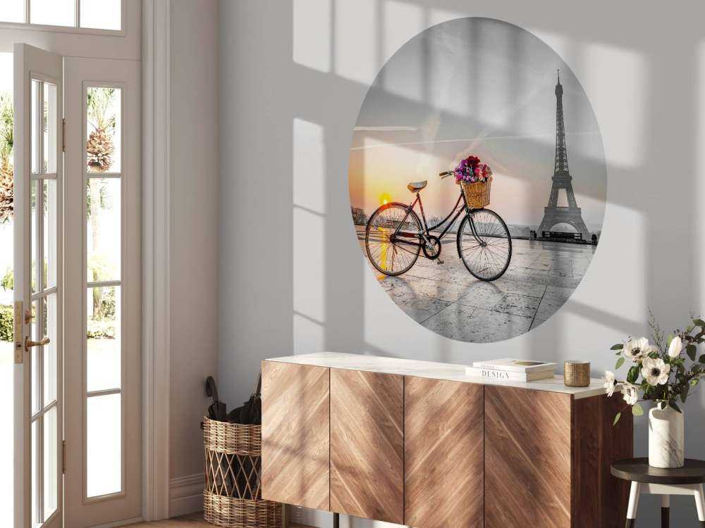 Zonsondergang bij Eiffeltoren