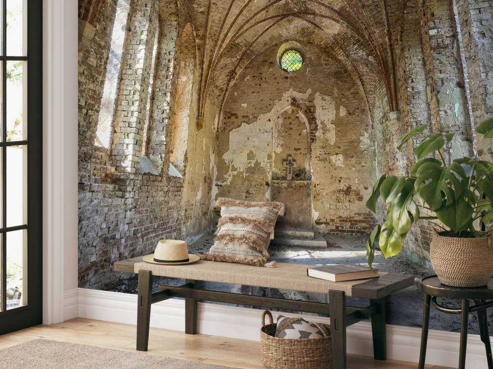 Binnenkant oude kerk