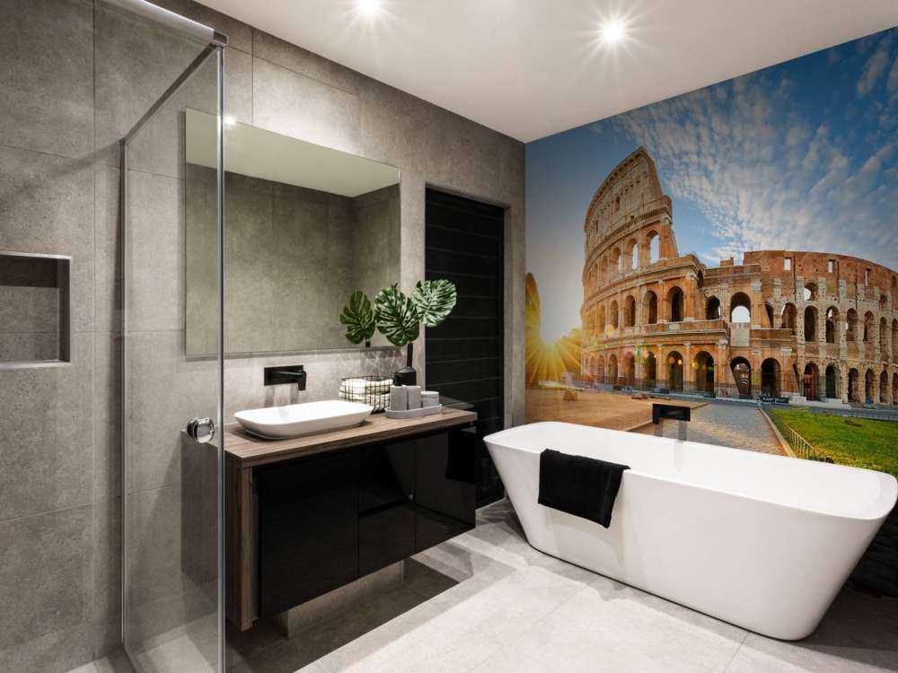 Colosseum in Rome bij zonsopkomst