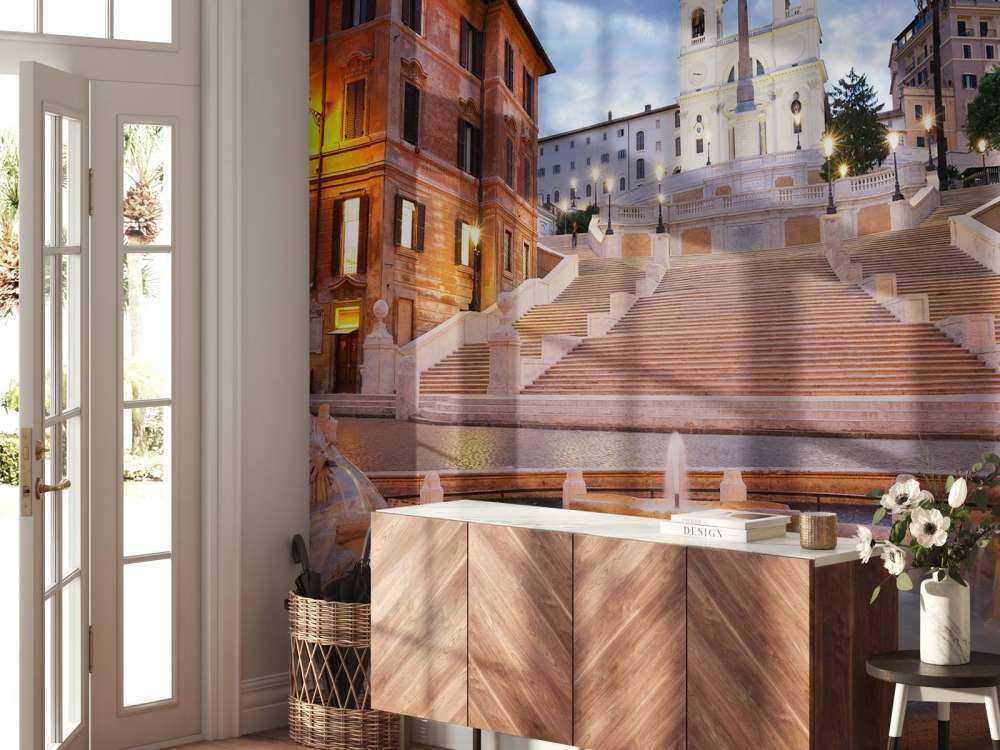 De Spaanse trappen in Rome