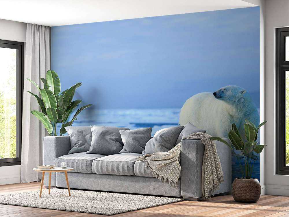 IJsberen op drijfijs