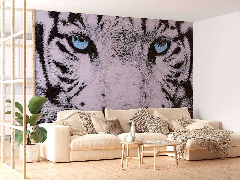 Gezicht van een Witte Tijger