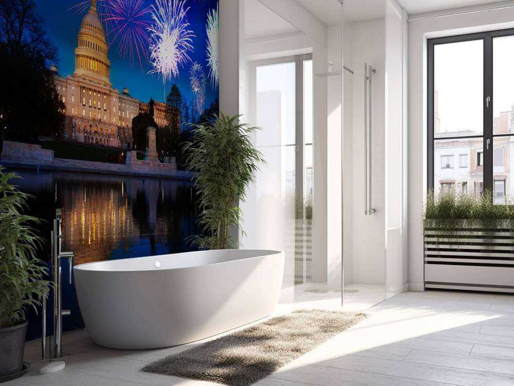 Vuurwerkshow in Washington