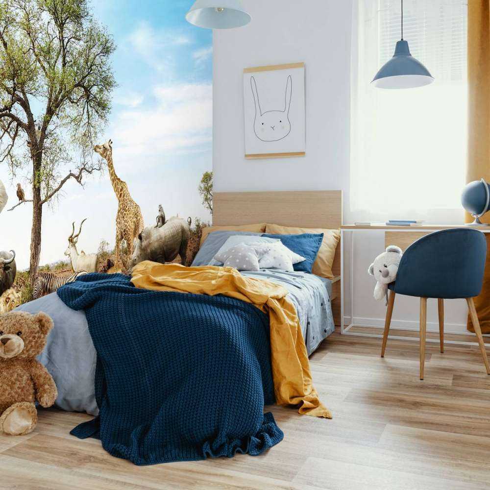 Dieren in een droog landschap