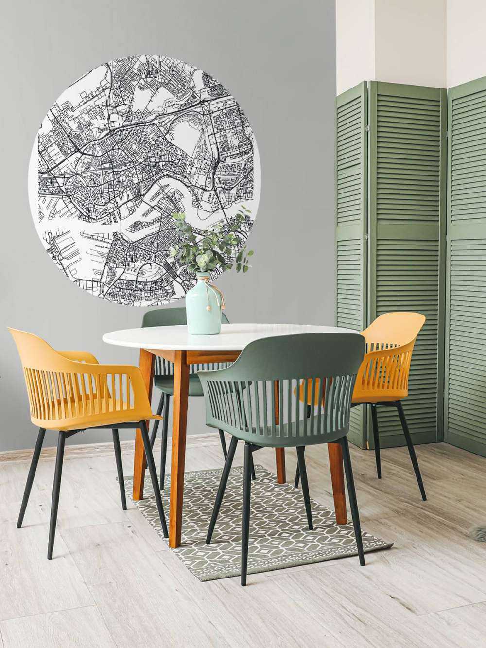 Rotterdam vector plattegrond