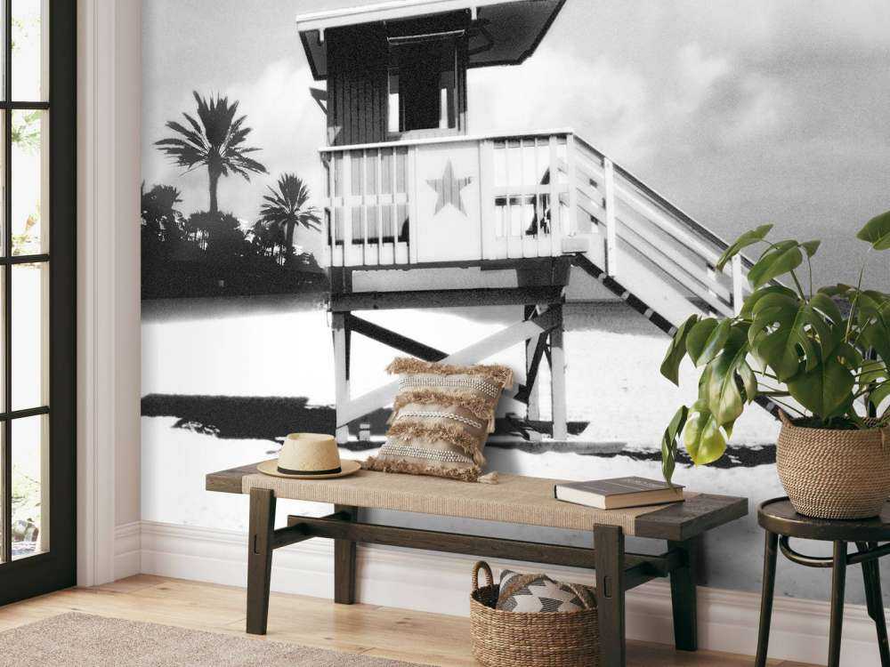 Beach Watch Black & White