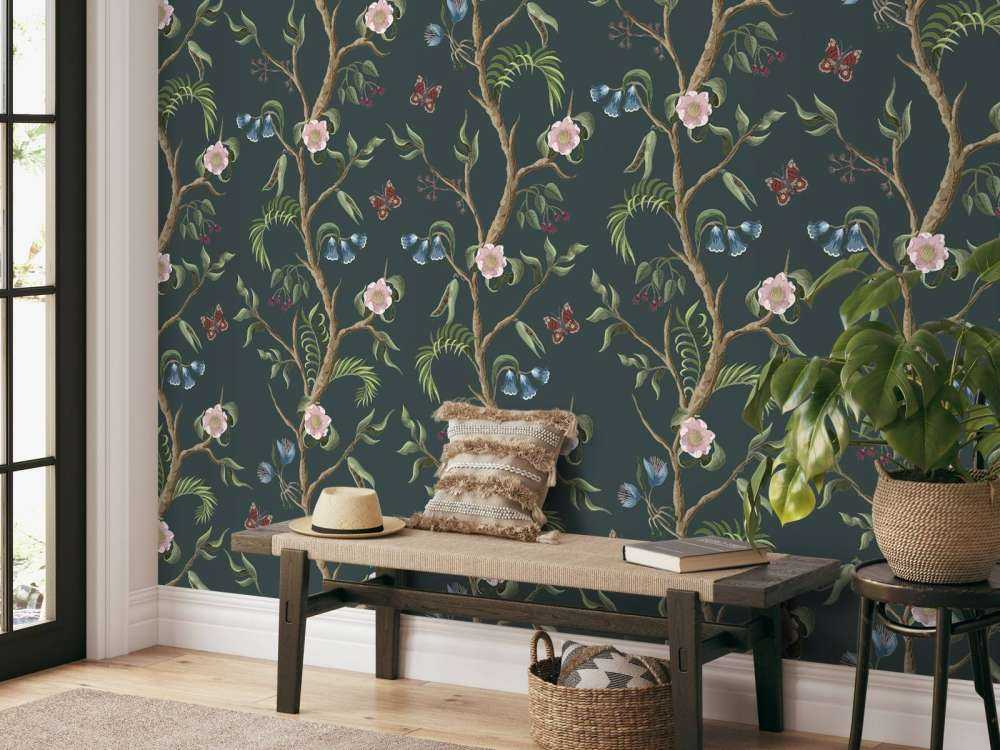 Bloeiend bloemenpatroon