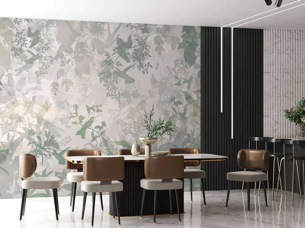 Garden Symphony in Dark Green