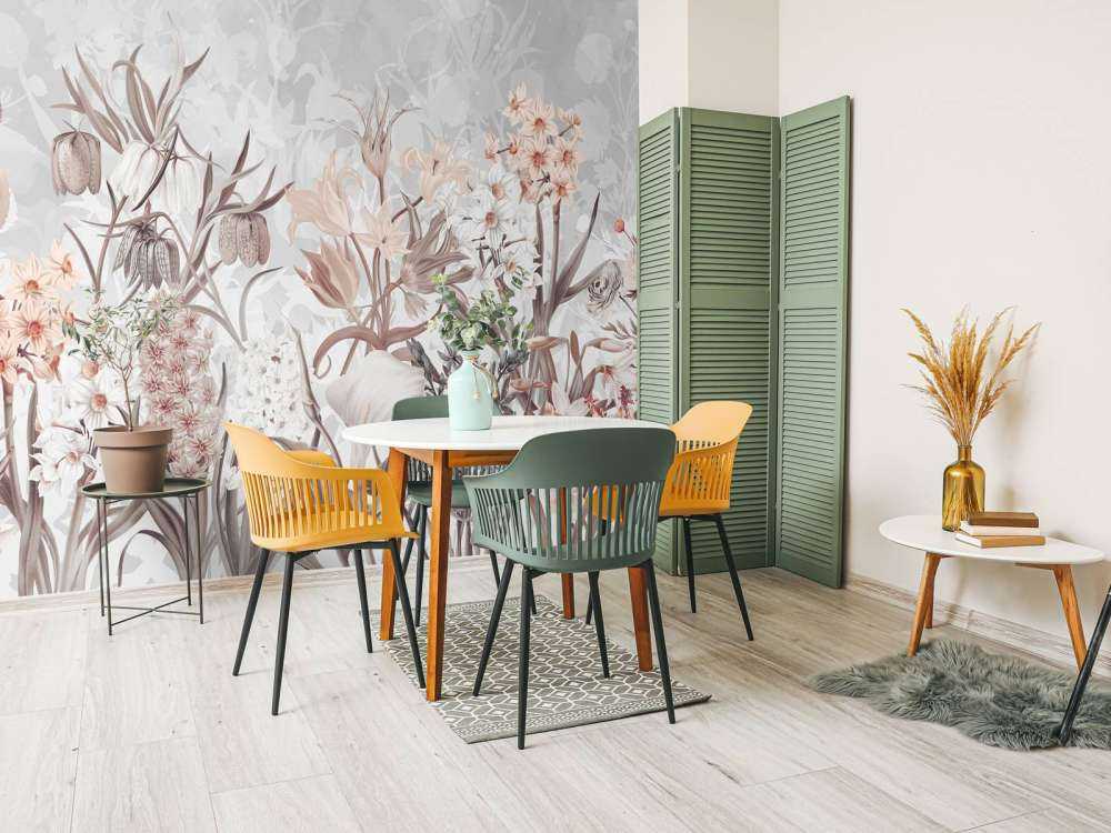 Spring Flowers - Ethereal Gray