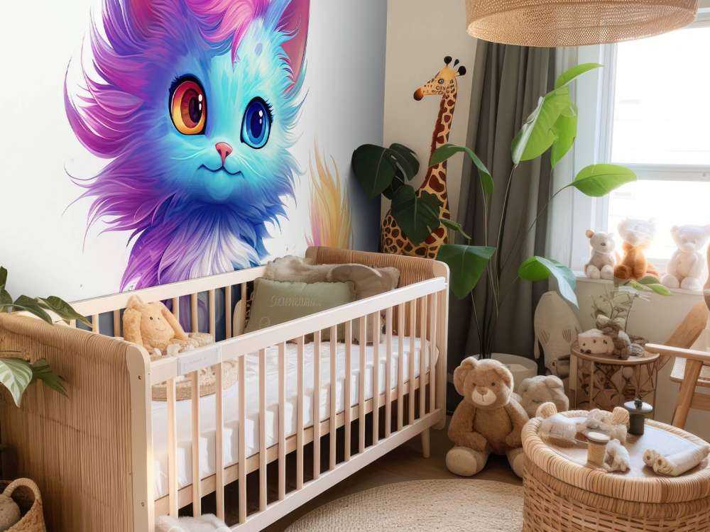 Regenboog baby kat