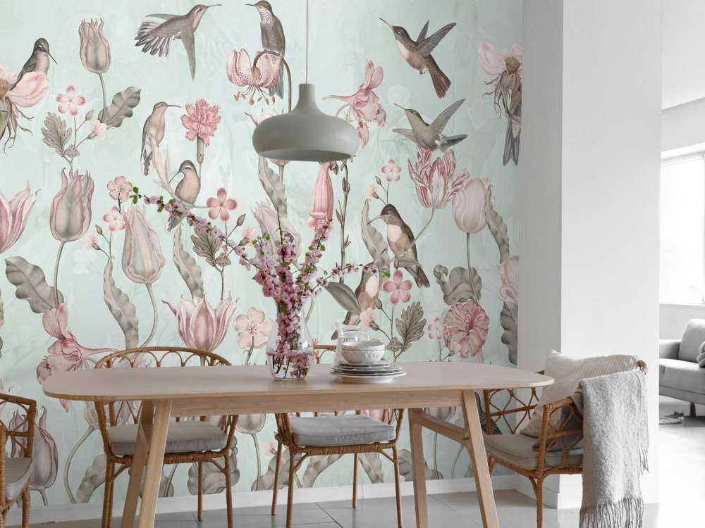 Spring Hummingbird Symphony - Mint Meadow