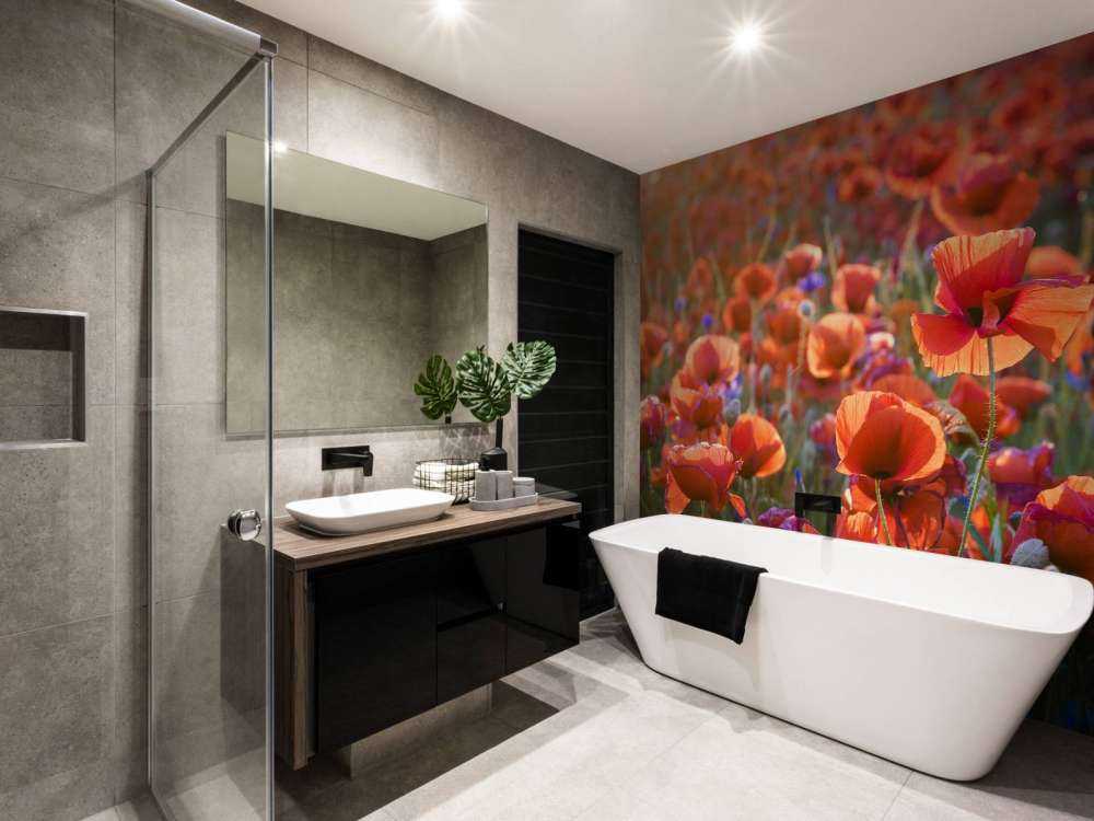 Klaprozen in het avondlicht